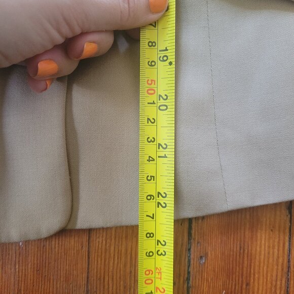 Tibi Wool Tan Blazer, XS-S - Picture 10 of 13